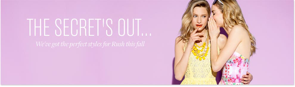 Perfect Styles For Rush This Fall