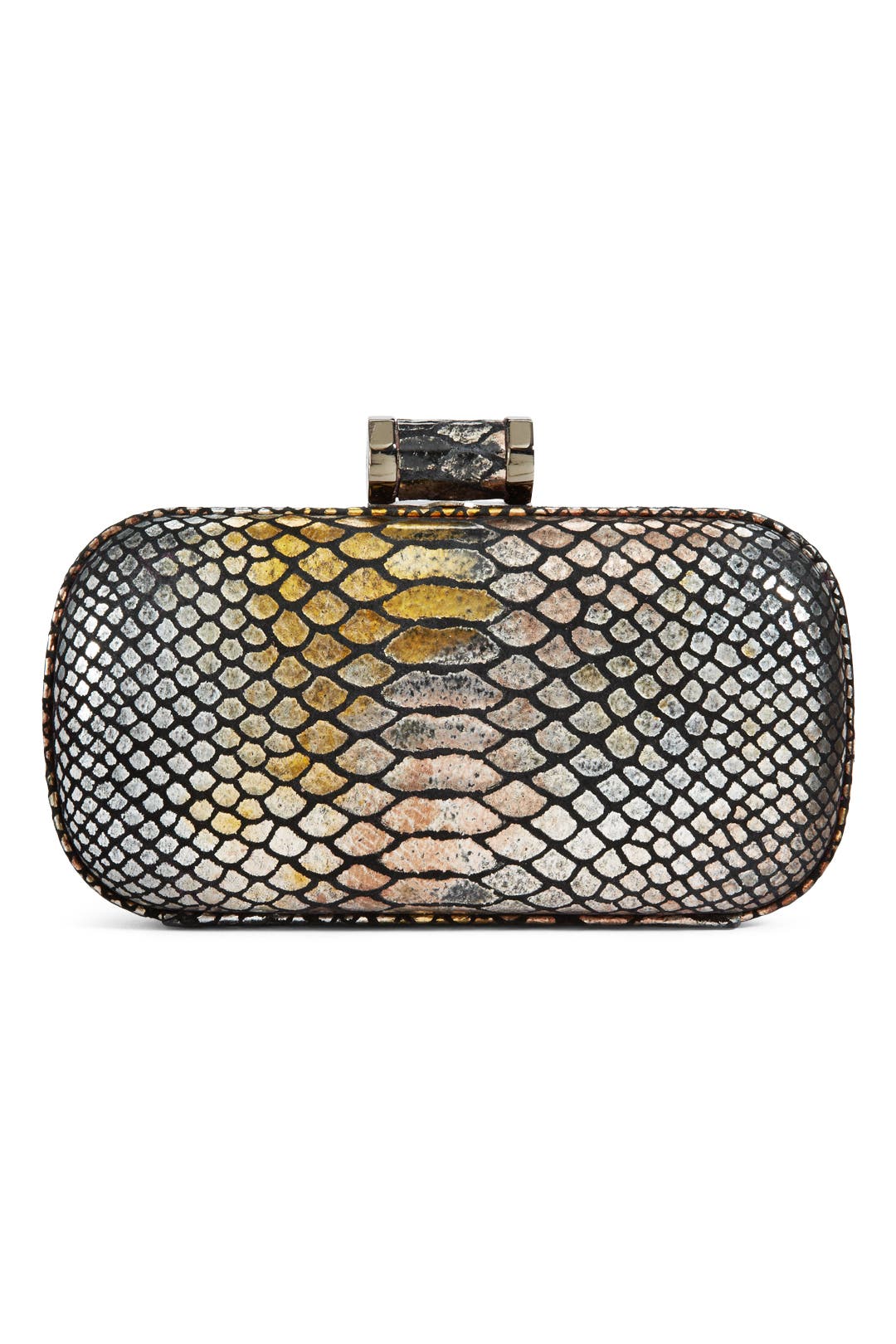 Bronze Snake Clutch by Halston Heritage Handbags
