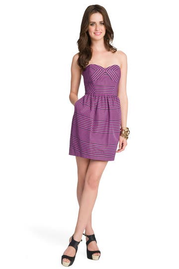 Optical Bustier Dress