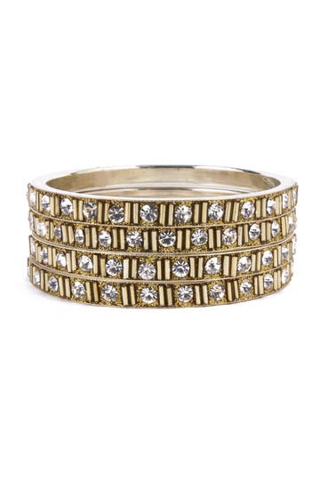 Imperial Crystal Bangle Set 