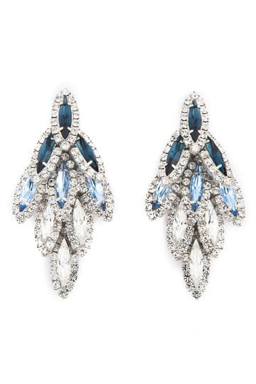 Aqua Ombre Bacall Earrings