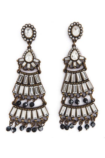 Tiered Deco Earrings
