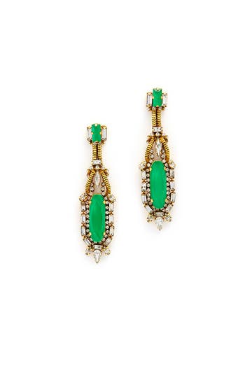 Yours to Keep Emerald Earrings