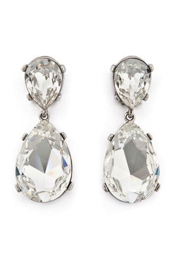 Clear Drop Earrings