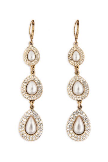 Teardrop Pearl Earrings