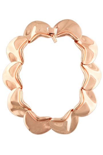 Rose Gold Petal Necklace 