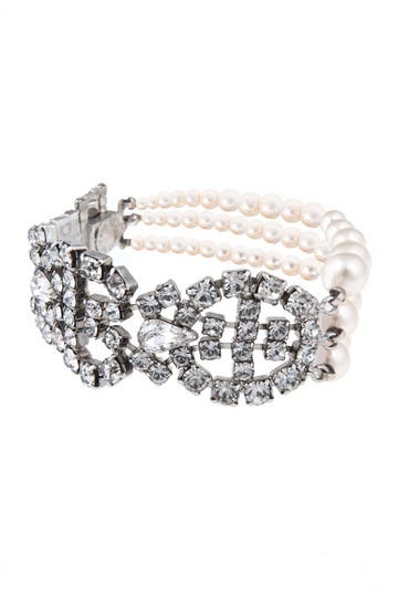 Pearl and Crystal Combo Bracelet