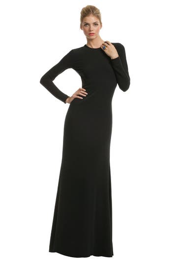 Black Light Keyhole Gown