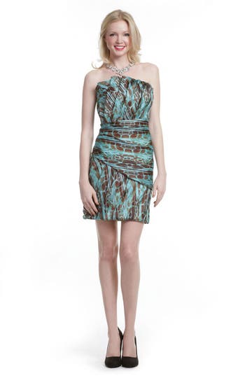 Turquoise Ruffle Dress