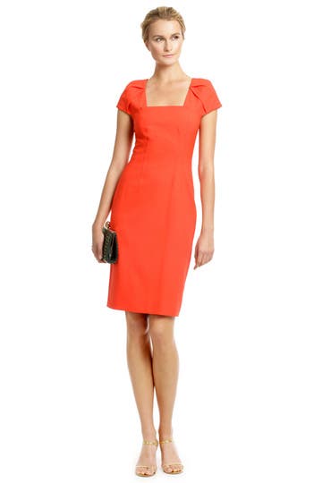 Coral Origami Sheath 