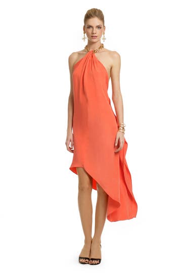 Asymmetric Island Chain Dress