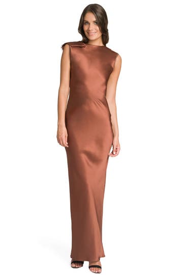 Copper Satin Gown 
