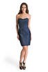 Textured Bustier Dress by Angel Sanchez