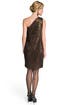 One Shoulder Sequin Sack Dress by Badgley Mischka