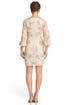 Sequin Bell Sleeve Sheath