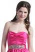 Fuchsia Embellished Couture Belt by Badgley Mischka Jewelry