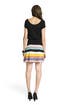 Striped skirt knit dress by Catherine Malandrino