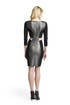 Silver Cut-Out BodyCon Dress by Frank Tell