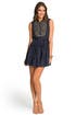 Beaded Bib Flirty Dress by Gryphon