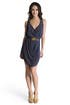 Metal Chain Striped Dress by Gryphon
