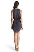 Metal Chain Striped Dress by Gryphon