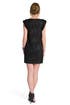 Black Rose Jacquard Shift by Hanii Y
