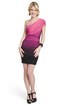 Berry Ombre Shoulder Dress by Hervé Léger