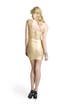 Golden Girl One Shoulder Dress by Hervé Léger