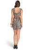Graffiti Print Bandage Dress by Hervé Léger