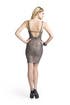 Gunmetal Bustier Sheath by Hervé Léger
