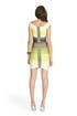 Off shoulder ombre dress by Hervé Léger