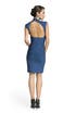 Zipped-up bandage dress