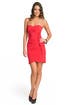 Ruched Ruffle Sweetheart Dress by Laila Azhar