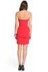 Ruched Ruffle Sweetheart Dress by Laila Azhar