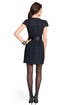 Midnight Metallic Bow Dress by Milly