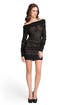 Cold Shoulder Crochet Dress