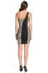 Geometric Colorblock Shoulder Dress by Nicole Miller