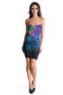 Pretty Peacock Dress by Nicole Miller