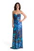 Psychedelic Sweetheart Gown by Nicole Miller