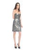 Chain detail corset dress by Peter Soronen