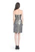 Chain detail corset dress by Peter Soronen