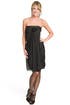 Leather Band Strapless Dress by Philosophy Di Alberta Ferretti