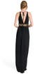 Sequin Trim Empire Gown by Robert Rodriguez Black Label