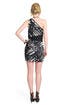 Graphic Shoulder Dress by Robert Rodriguez Collection