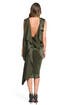 Olive Drape Back Dress by Roksanda Ilincic