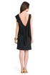 Noir Ruffle Girl Dress by See by Chloe