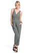 Surplice Belted Jumpsuit by theory