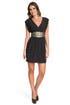 Black Embroidered Keyhole Dress by Tibi