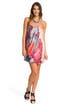 Strapless Flower Burst Dress