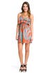 Vintage Printed Ruffle Dress by Tibi